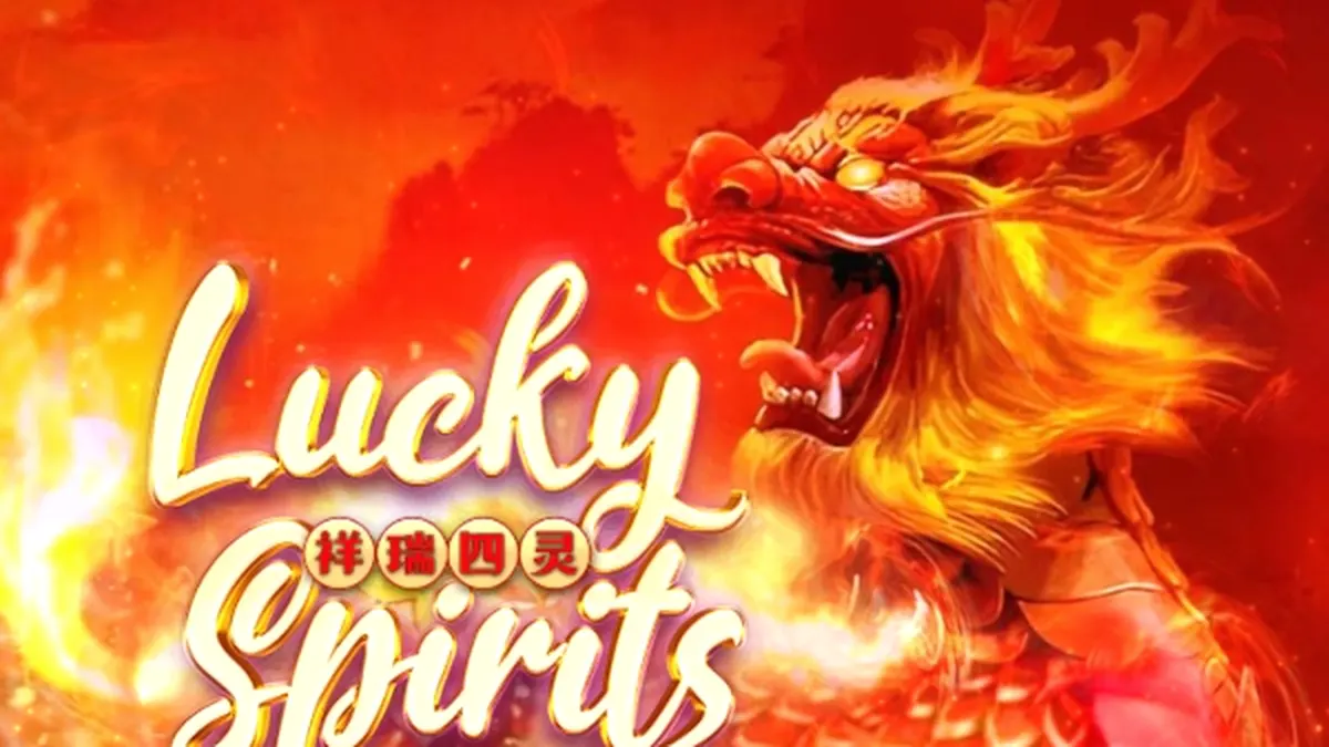 Tampilan visual slot Lucky Spirits dengan desain yang intens
