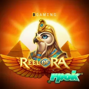 Tampilan visual slot Reel of Ra dengan tema Mesir Kuno